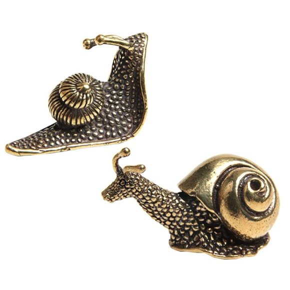 Anthropologie Other - Two Anthro Snails Figurines Home Decor